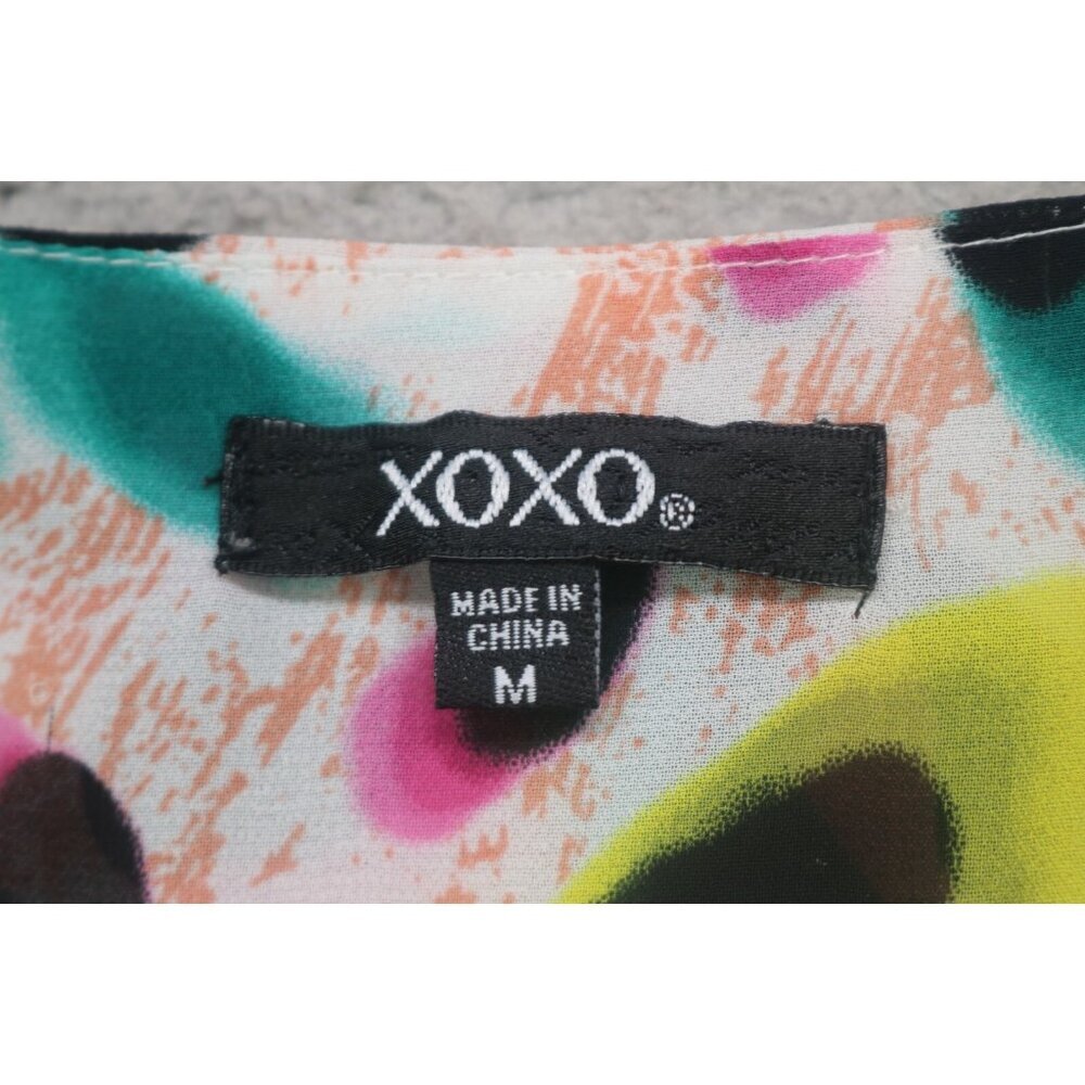 XOXO Chiffon Colorful Asymmetrical Dress-Size Medium-Pockets-Fairy-Whimsigoth - Picture 8 of 13